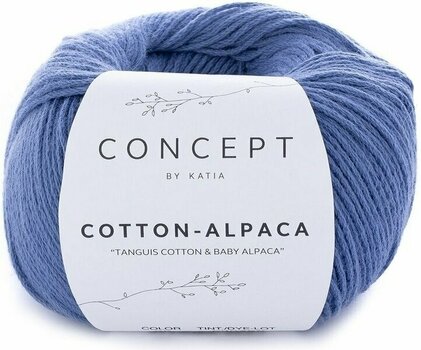 Fios para tricotar Katia Cotton-Alpaca 93 Jeans - 1
