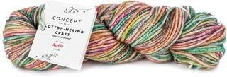 Katia Cotton Merino Craft 200 Green/Yellow/Fuchsia Katia Cotton Merino Craft 200 Green/Yellow/Fuchsia