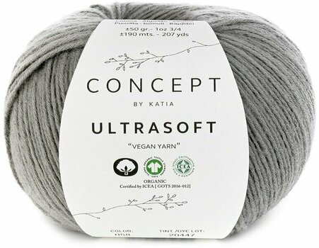 Pređa za pletenje Katia Ultrasoft 58 Dark Grey Pređa za pletenje - 1
