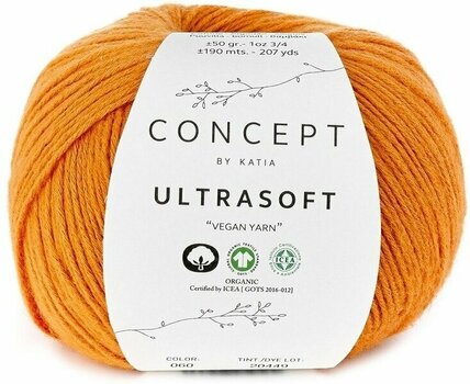 Knitting Yarn Katia Ultrasoft 60 Mustard - 1