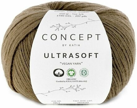 Knitting Yarn Katia Ultrasoft 61 Khaki - 1