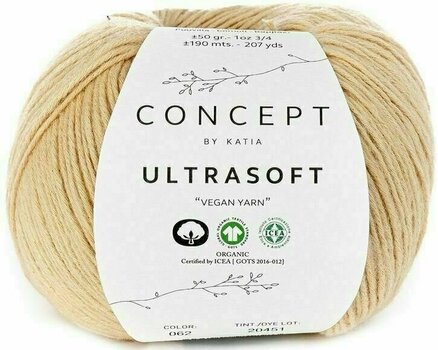 Fil à tricoter Katia Ultrasoft 62 Beige Fil à tricoter - 1
