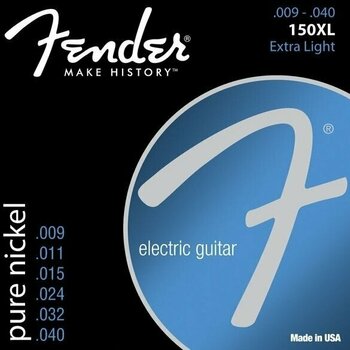 Струни за електрическа китара Fender 150XL Original Nickel guitar strings - 1