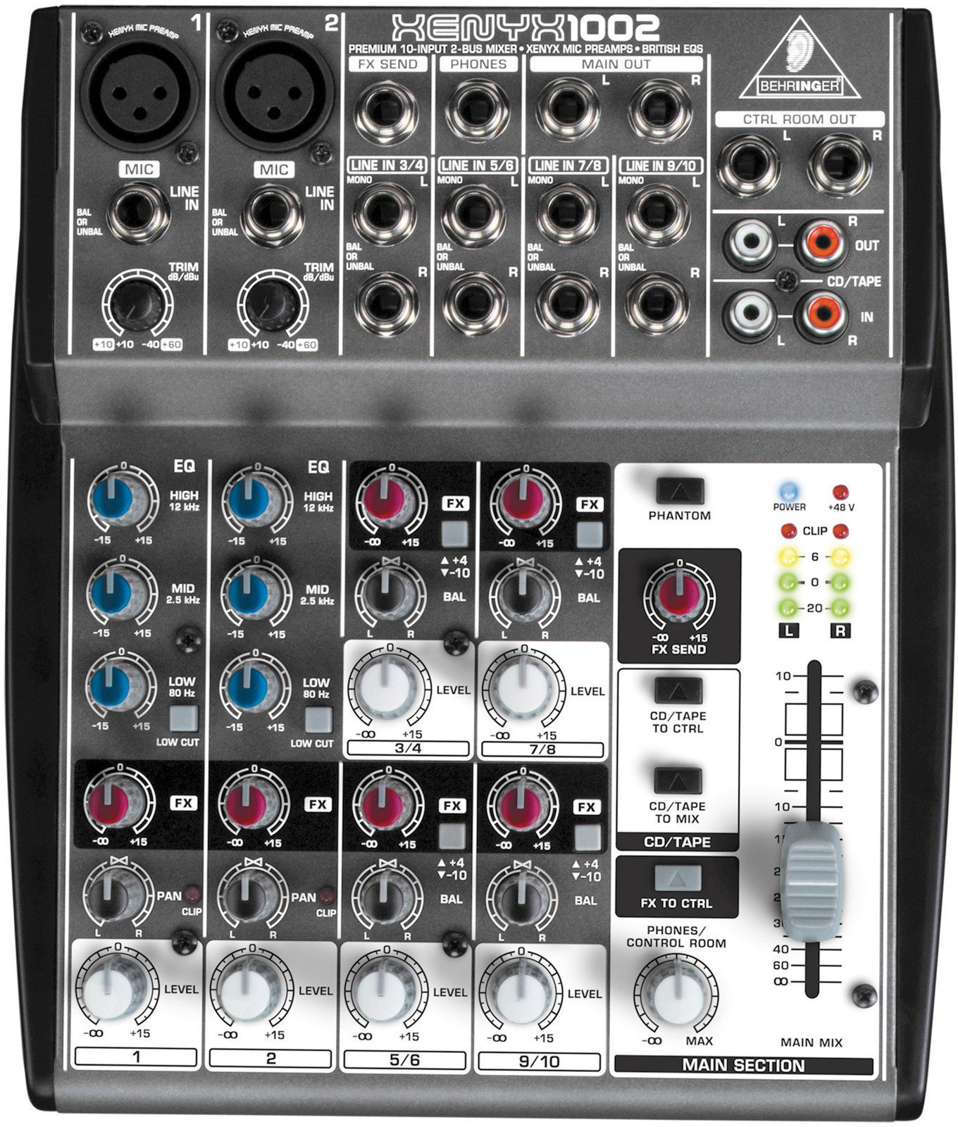 Mixningsbord Behringer XENYX 1002