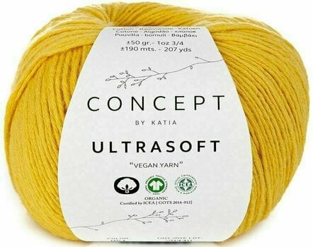 Fil à tricoter Katia Ultrasoft 51 Lemon Yellow Fil à tricoter - 1