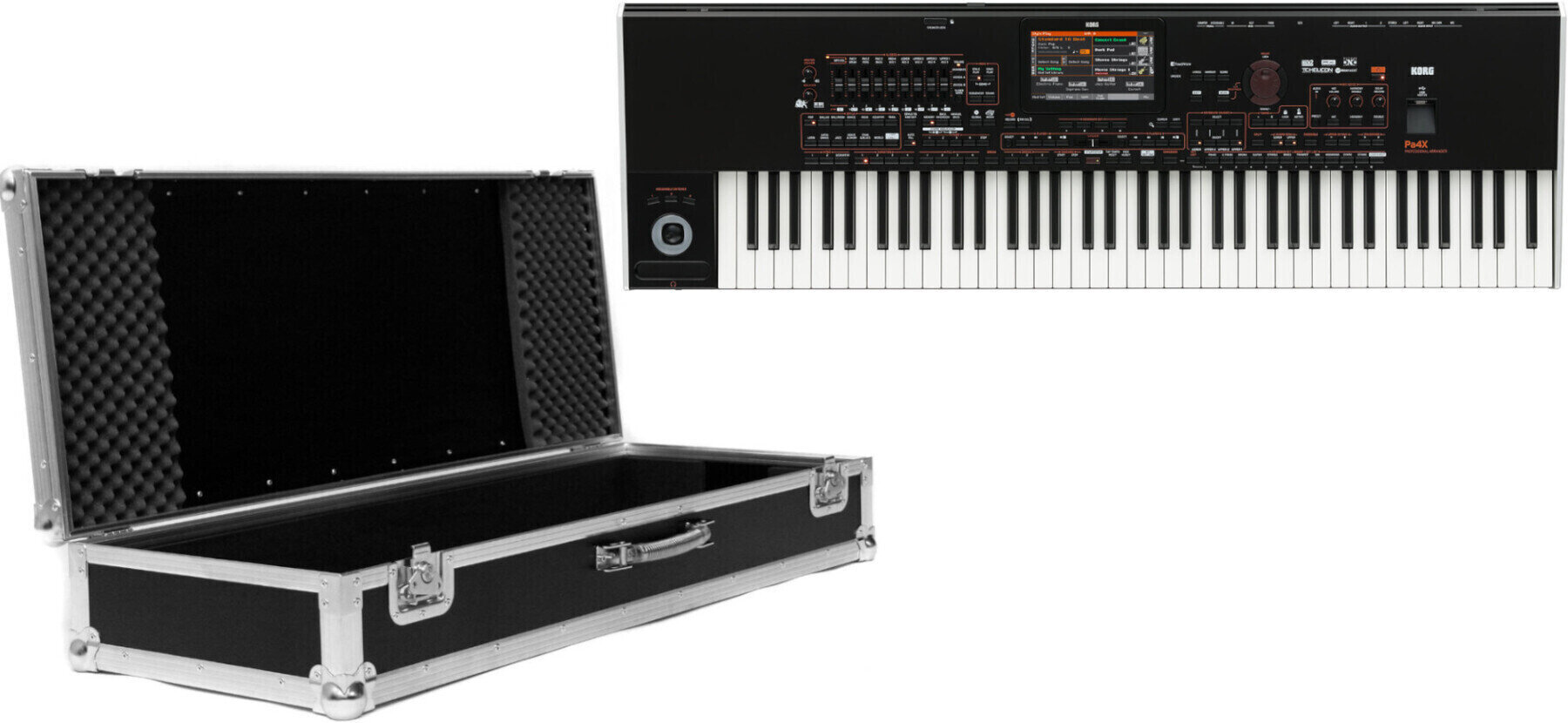 Profi Keyboard Korg Pa4X-76 SET with Case