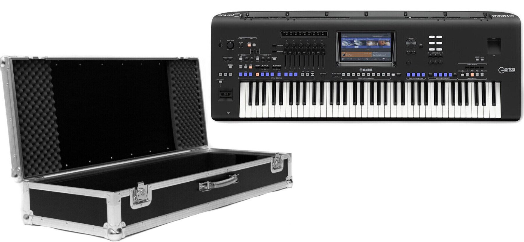 Professionellt tangentbord Yamaha GENOS SET with Case