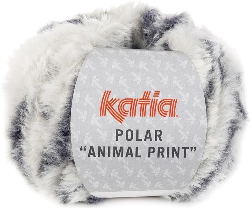 Strickgarn Katia Polar 206 Grey/Dark Blue Strickgarn