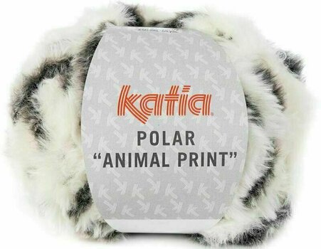 Strickgarn Katia Polar 207 Off White/Dark Grey Strickgarn - 1
