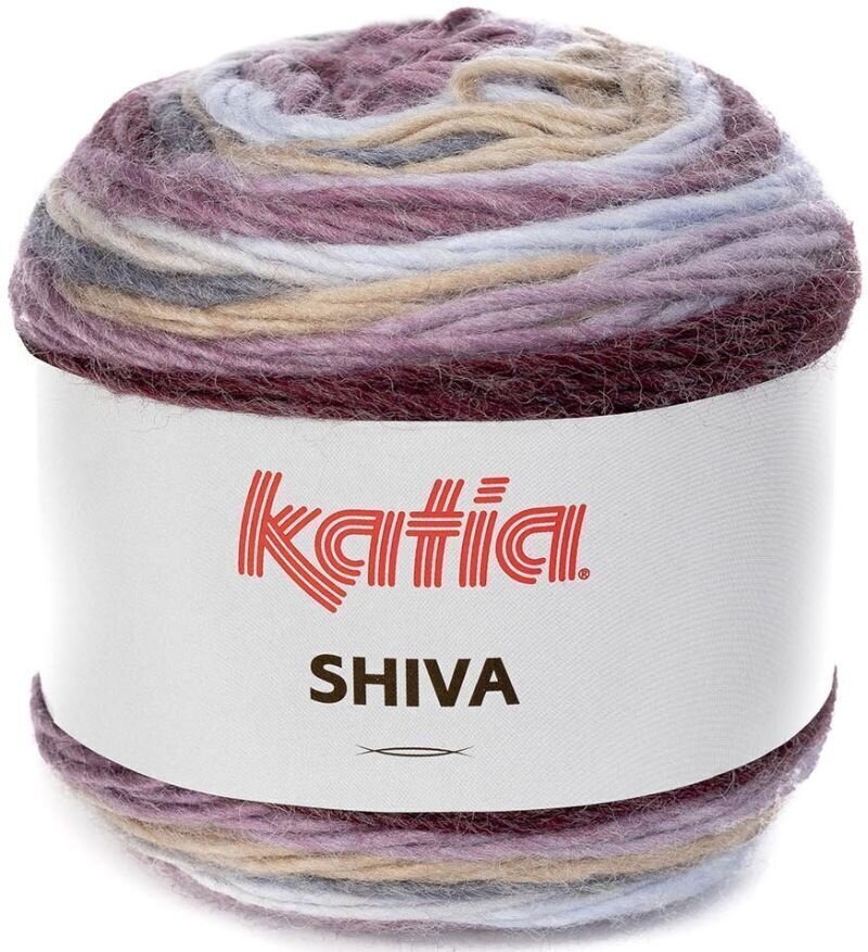 Knitting Yarn Katia Shiva 401 Lilac/Beige/Mauve