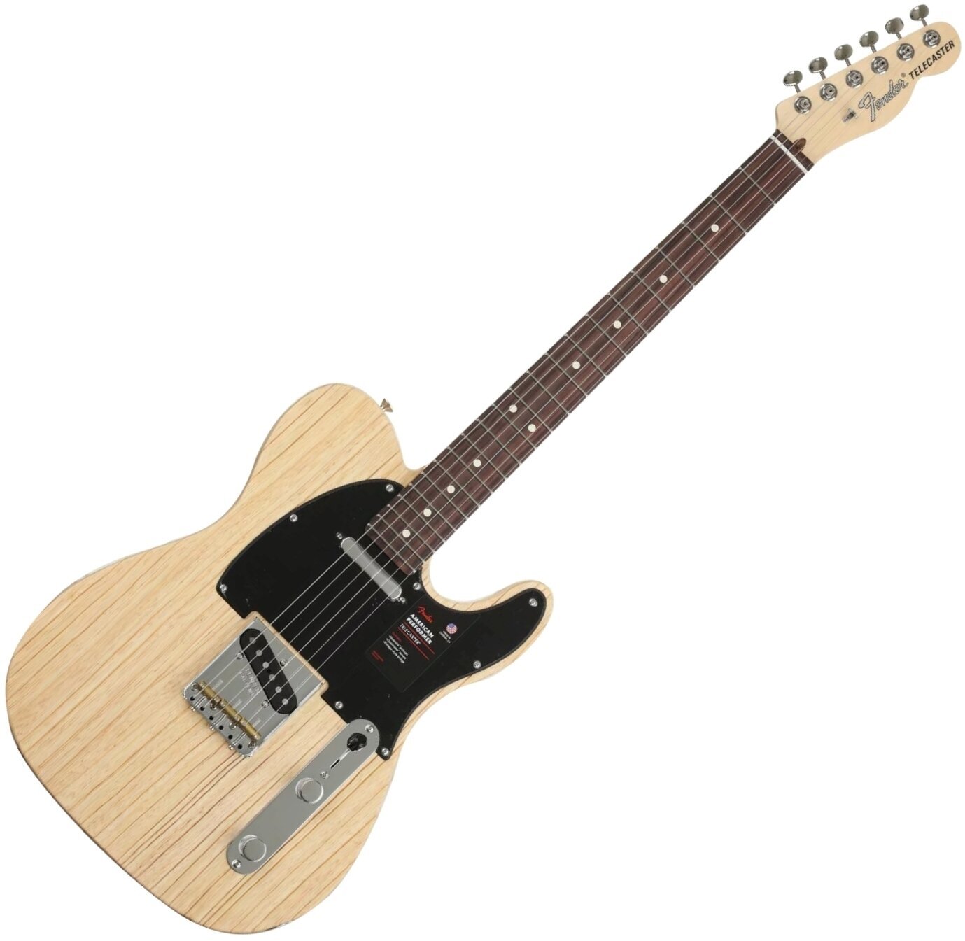 Elektromos gitár Fender American Performer Sandblasted Telecaster Natural