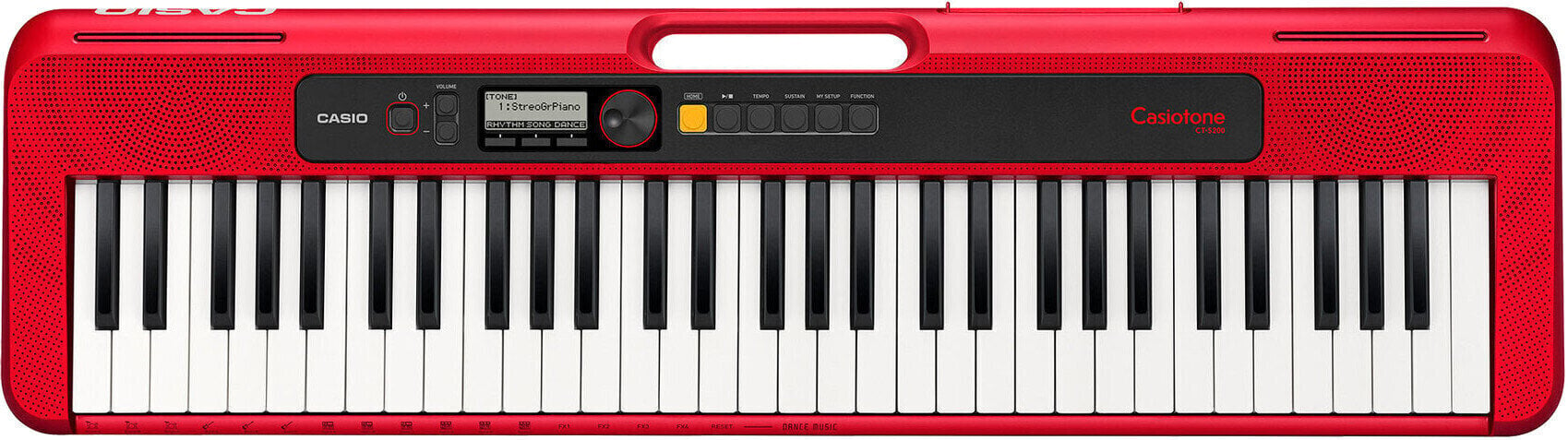 Keyboard without Touch Response Casio CT-S200 RD