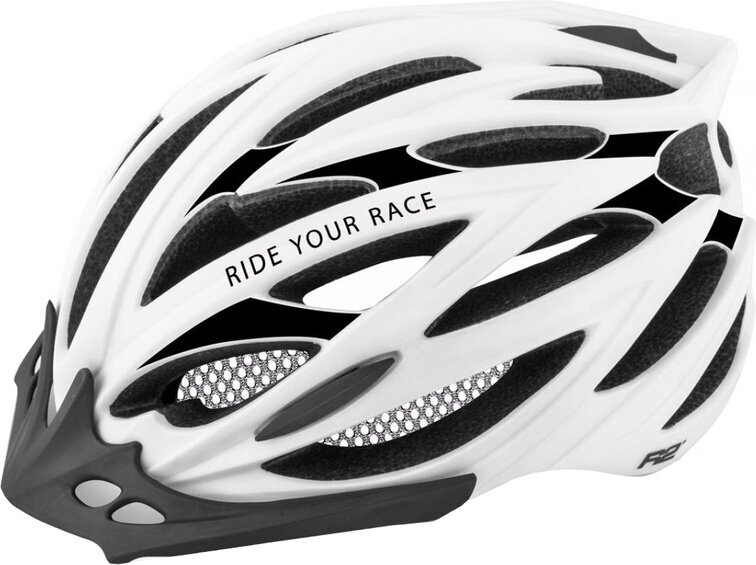 Bike Helmet R2 Arrow Helmet Matt White/Black S Bike Helmet