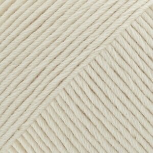 Fil à tricoter Drops Safran 18 Off White - 1