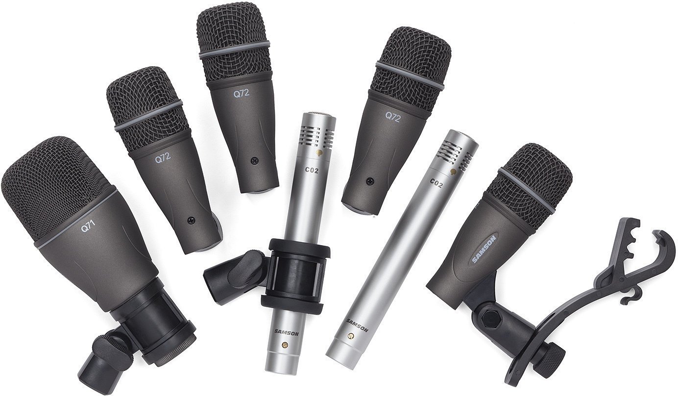 Mikrofon-Set für Drum Samson DK707 Mikrofon-Set für Drum