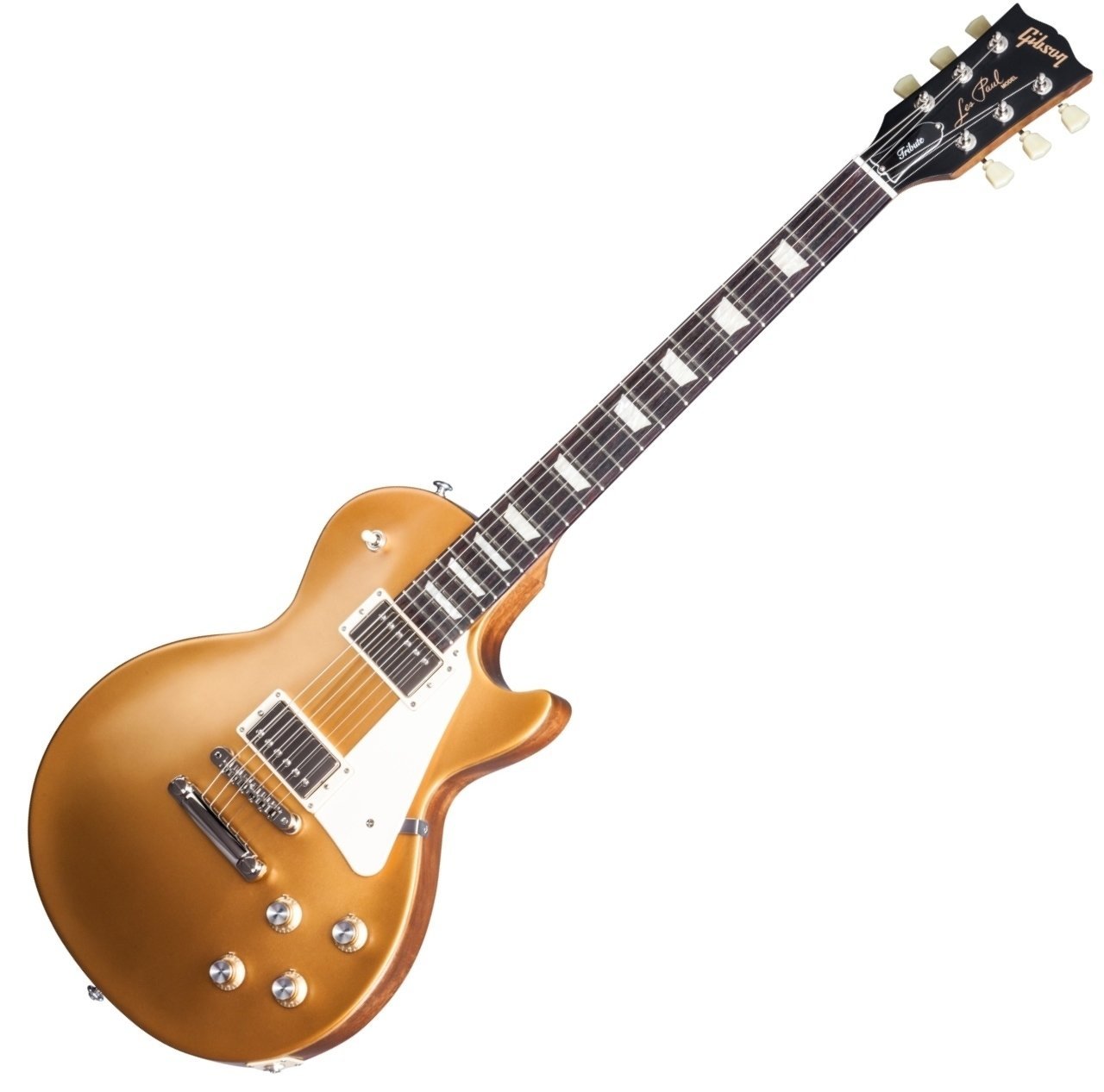 Elektrische gitaar Gibson Les Paul Tribute T Satin Gold Top 2017