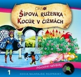Hudobné CD Najkrajšie Rozprávky - Šípová Ruženka / Kocúr v čižmách (CD)