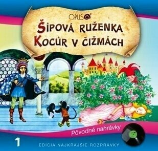 Glasbene CD Najkrajšie Rozprávky - Šípová Ruženka / Kocúr v čižmách (CD) - 1