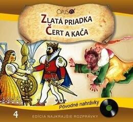 Musik-CD Najkrajšie Rozprávky - Zlatá priadka / Čert a Káča (CD)