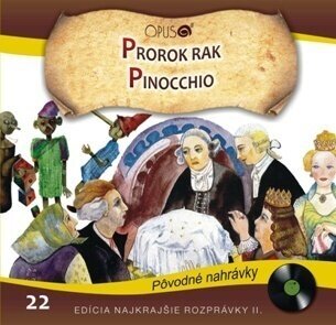 CD диск Najkrajšie Rozprávky - Prorok Rak / Pinocchio (CD)
