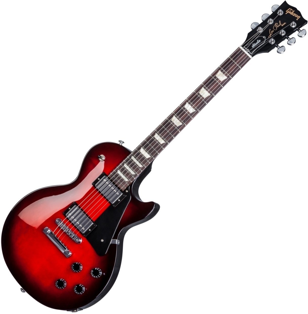 Elektrische gitaar Gibson Les Paul Studio T 2017 Black Cherry Burst