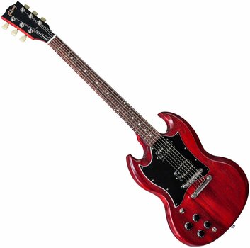 Guitarra eléctrica para zurdos Gibson SG Faded T 2017 Left Handed Worn Cherry - 1