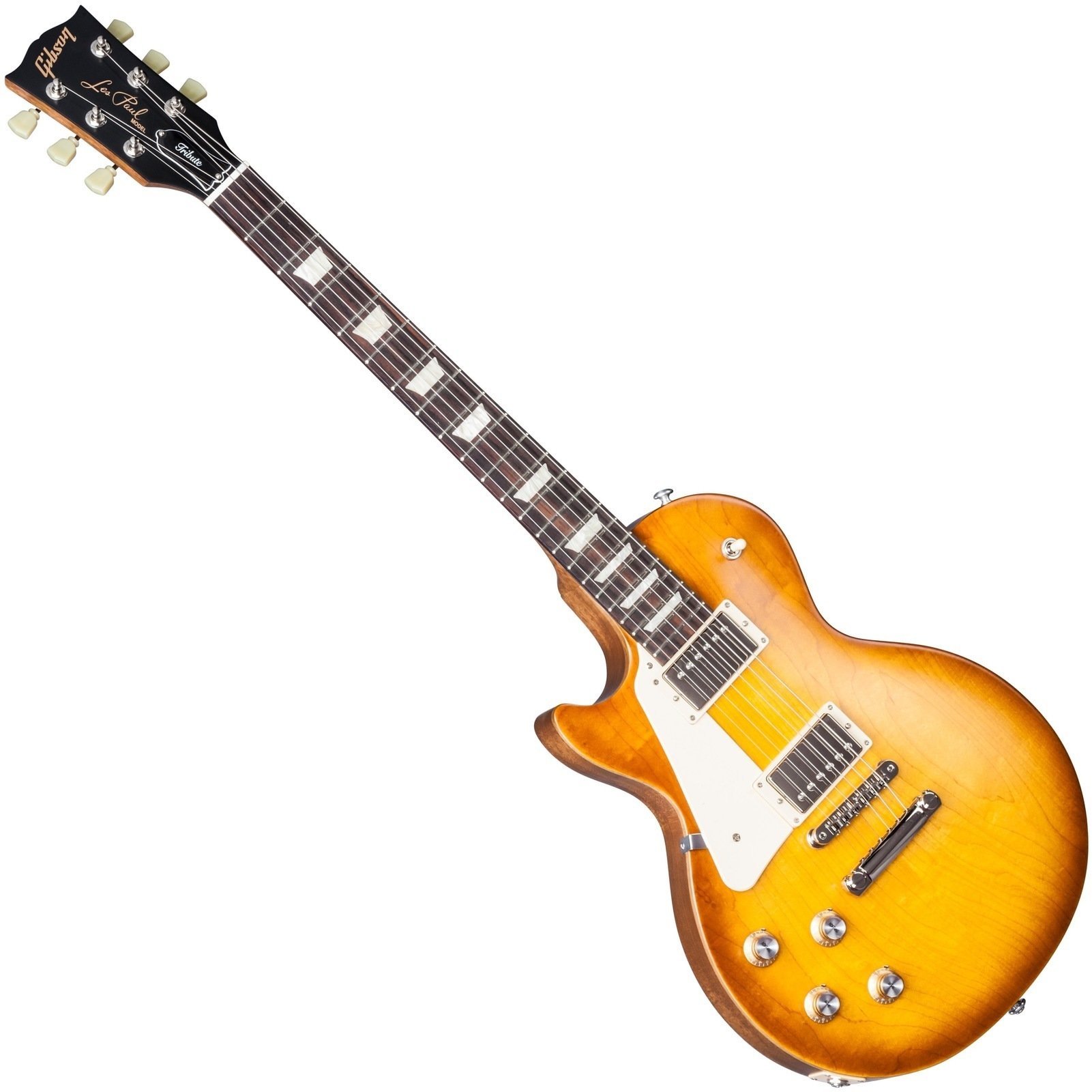 Elektrische gitaar voor linkshandige speler Gibson Les Paul Tribute T 2017 Left Handed Faded Honey Burst