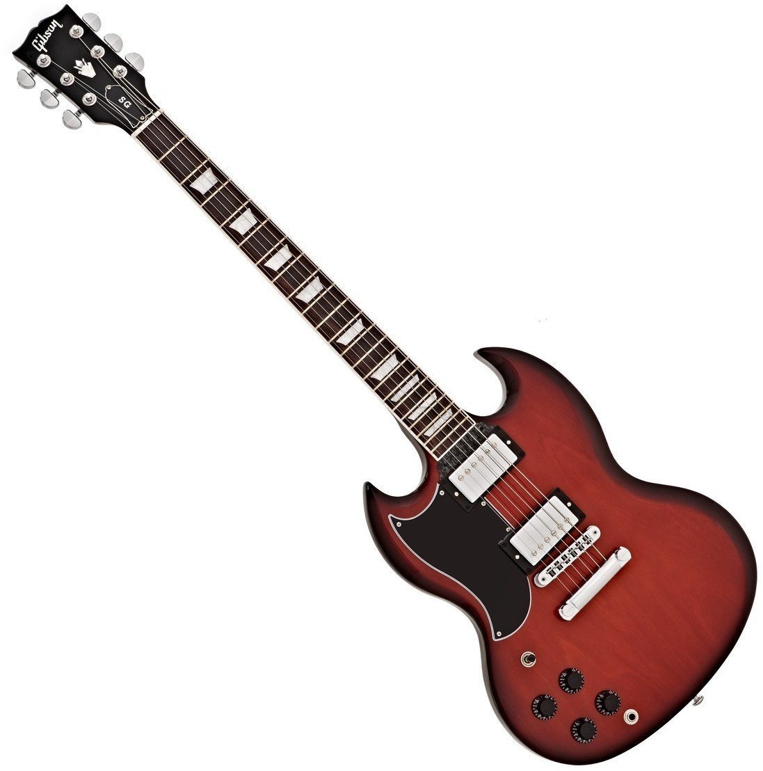 Balkezes elektromos gitár Gibson SG Standard T 2017 Left Handed Cherry Burst