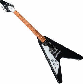Elektrische gitaar voor linkshandige speler Gibson Flying V T 2017 Left Handed Ebony - 1
