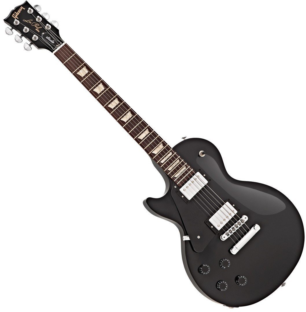 Elektrische gitaar voor linkshandige speler Gibson Les Paul Studio T 2017 Left Handed Ebony