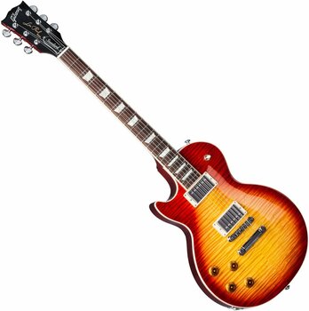 Elektrische gitaar voor linkshandige speler Gibson Les Paul Standard T 2017 Left Handed Heritage Cherry Sunburst - 1