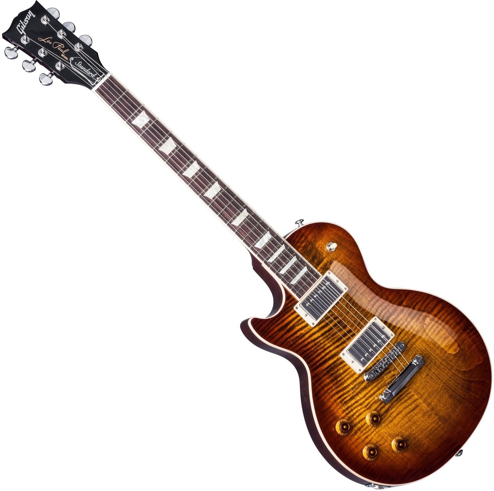 Elektrische gitaar voor linkshandige speler Gibson Les Paul Standard T 2017 Left Handed Bourbon Burst