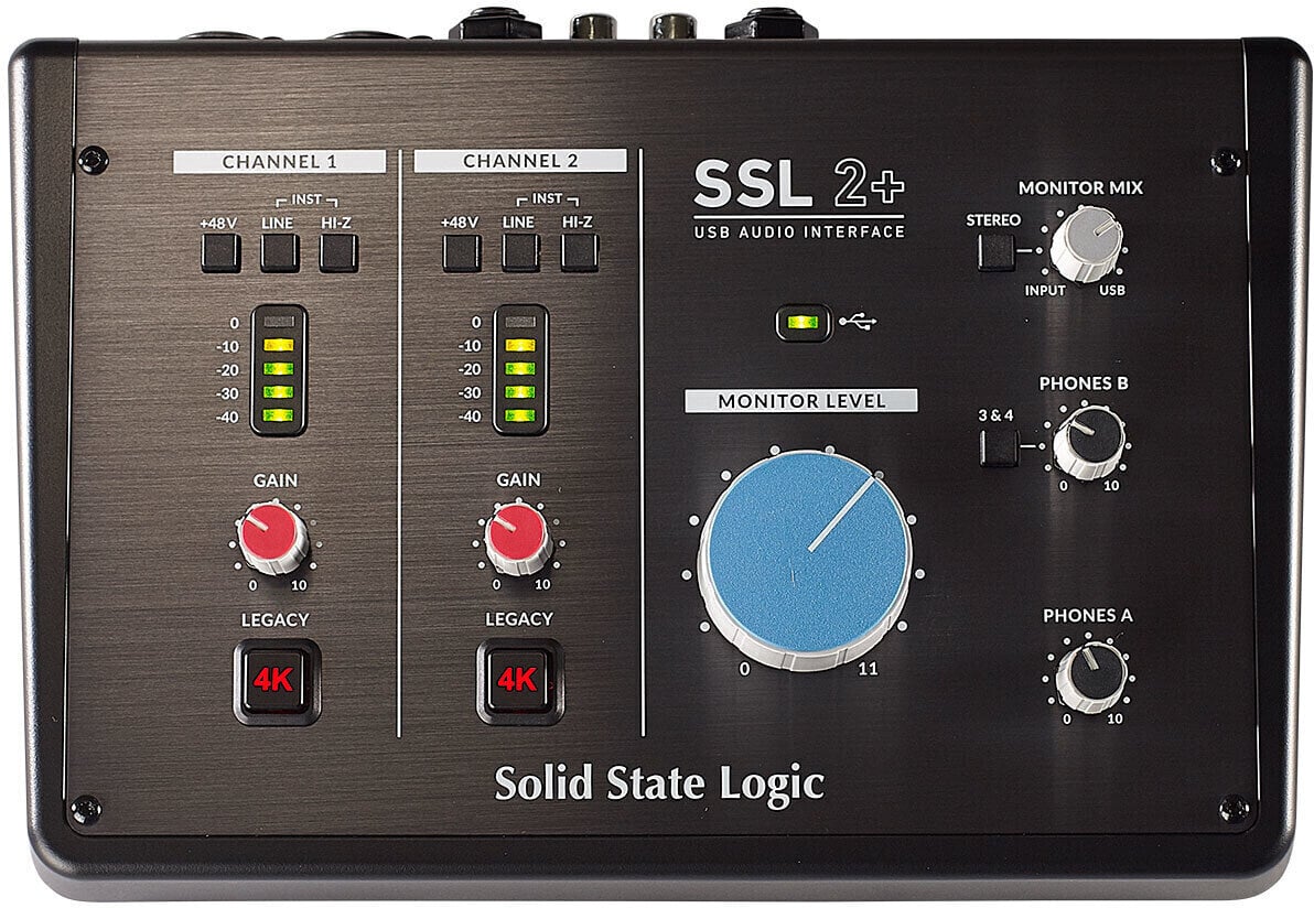 USB Audio Interface Solid State Logic SSL 2+