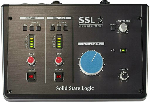USB audio prevodník - zvuková karta Solid State Logic SSL 2 - 1
