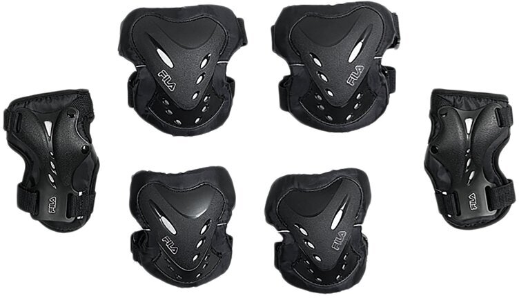Cyclo / Inline protecteurs Fila FP Gears Noir-Argent M