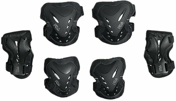 Protectores de Patines en linea y Ciclismo Fila FP Gears Negro-Silver XL - 1