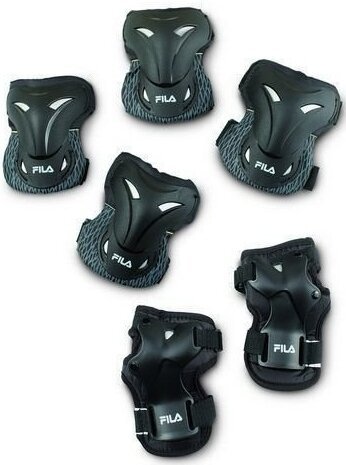 Inliner und Fahrrad Protektoren Fila Adult FP Gears Black/Lime XL