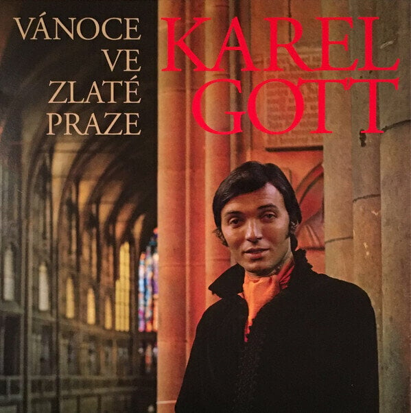 Vinylplade Karel Gott - Vánoce ve zlaté Praze (LP) (Så godt som nyt)