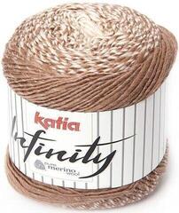 Katia Infinity 100 Off White/Fawn Brown