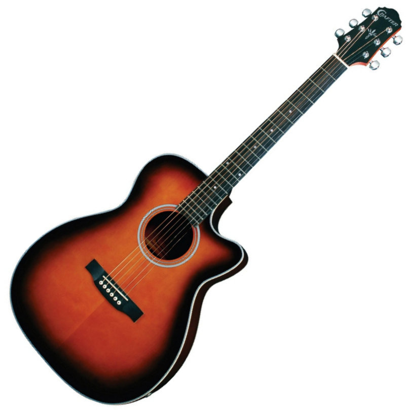 Elektro-akoestische gitaar Crafter HDC-100SEQ/TS