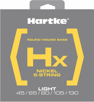 Struny pro 5-strunnou baskytaru Hartke HX545 Light 45-130 - 1
