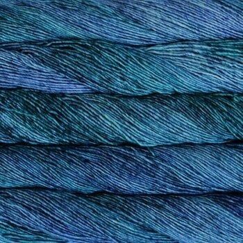 Fios para tricotar Malabrigo Washted 856 Azules - 1