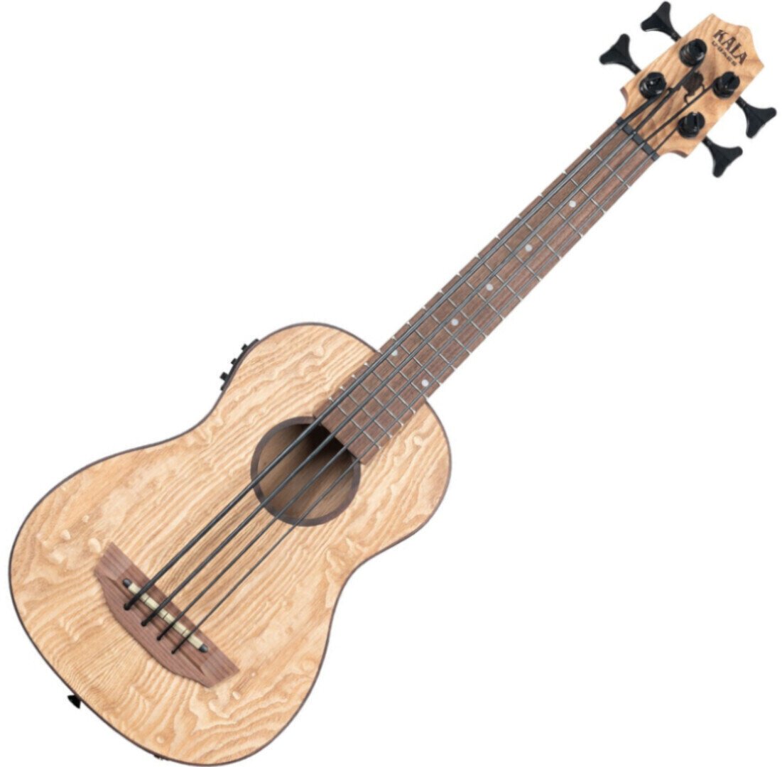 Basové ukulele Kala U-Bass Burled Tamo Ash Basové ukulele Natural (Zánovné)