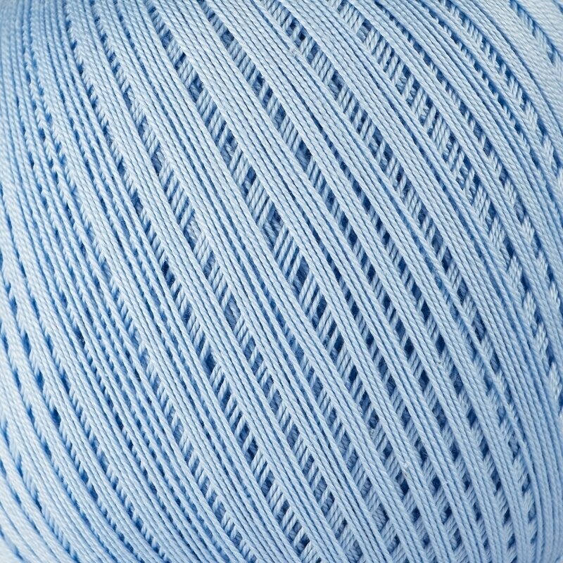 Плетене на една кука прежда Nitarna Ceska Trebova Nika 5424 Light Blue