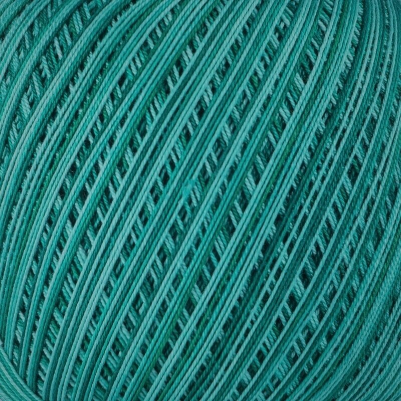 Fil de crochet Nitarna Ceska Trebova Nika Ombré 65272 Turquoise Fil de crochet