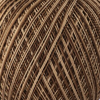 Fil de crochet Nitarna Ceska Trebova Nika Ombré 77262 Dark Brown Fil de crochet - 1