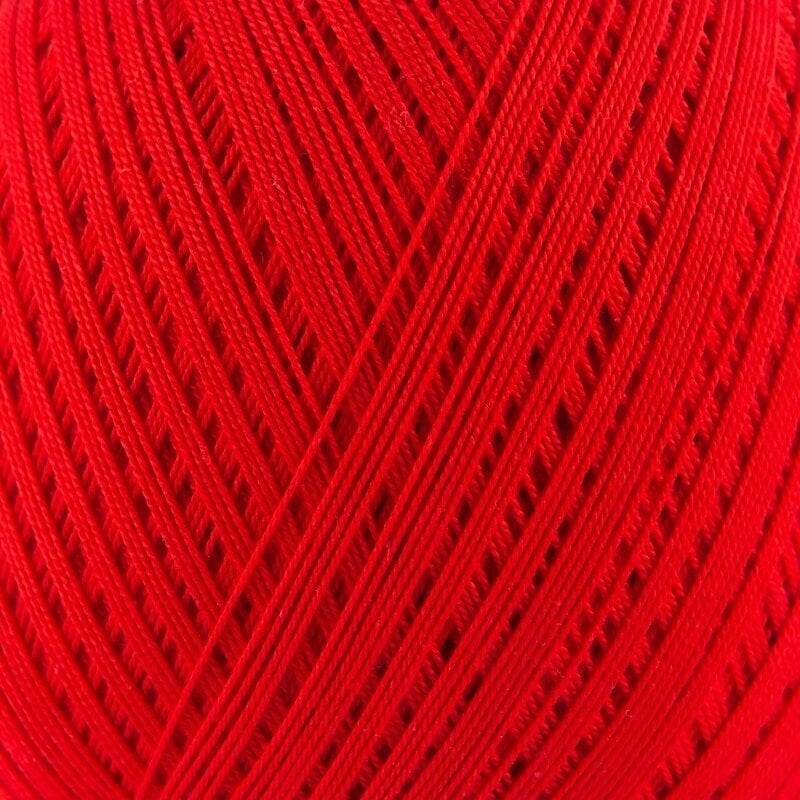 Плетене на една кука прежда Nitarna Ceska Trebova Monika 3294 Red