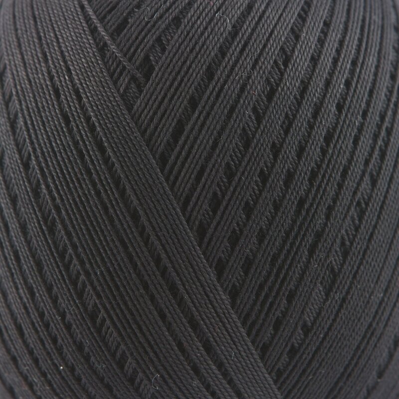 Fil de crochet Nitarna Ceska Trebova Monika 9994 Black Fil de crochet