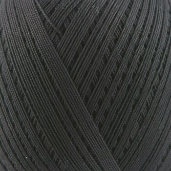 Fil de crochet Nitarna Ceska Trebova Monika 9994 Black Fil de crochet - 1