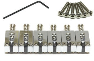 Gitarrenbrücke Graphtech PG-8000-0C Chrome Gitarrenbrücke